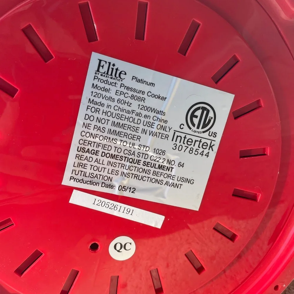 Elite by MaxiMatic watts stainless