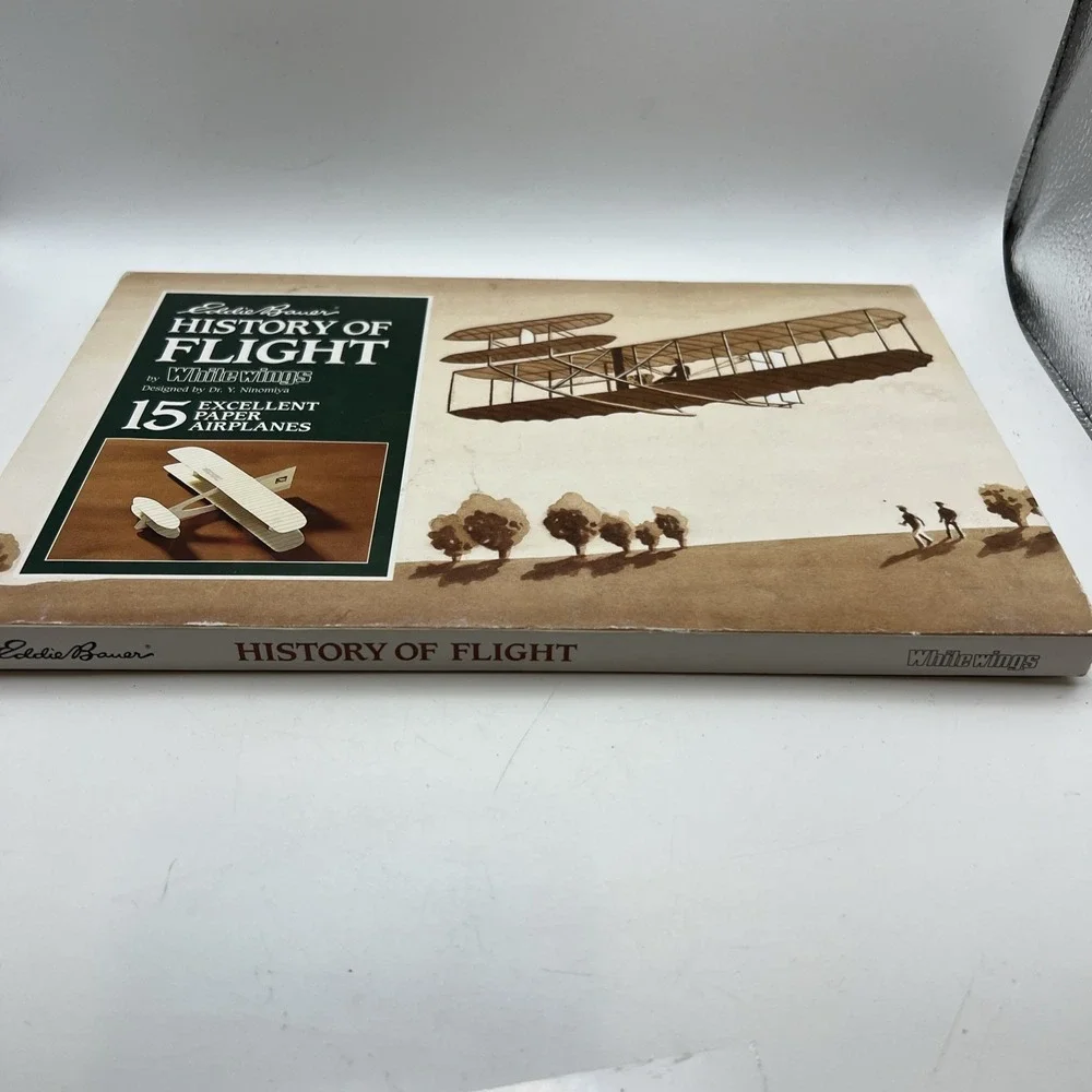 Eddie Bauer History‎ of Flight Whitewings 15 Excellent Paper Airplanes kit NEW