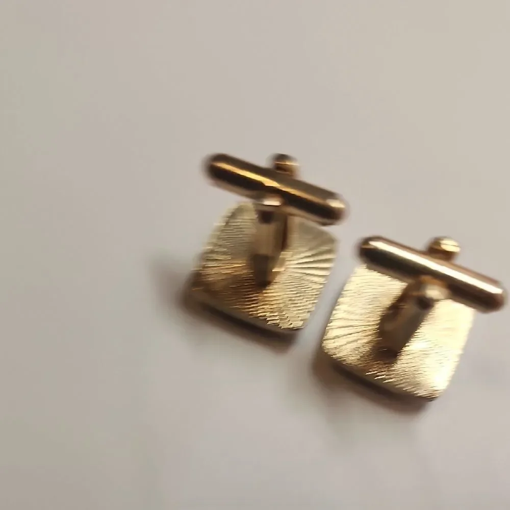 Gold and Black Cufflinks