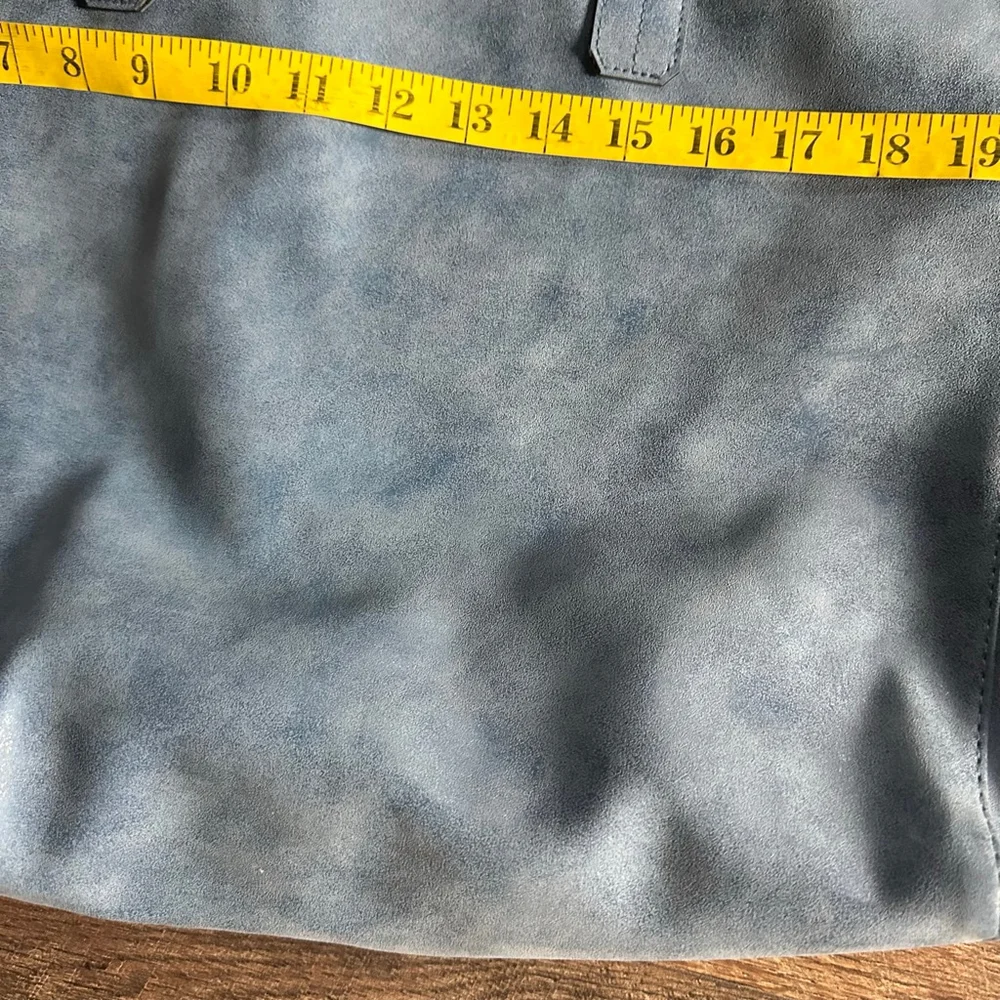 Saks Fifth Avenue Blue Tote Bag Large