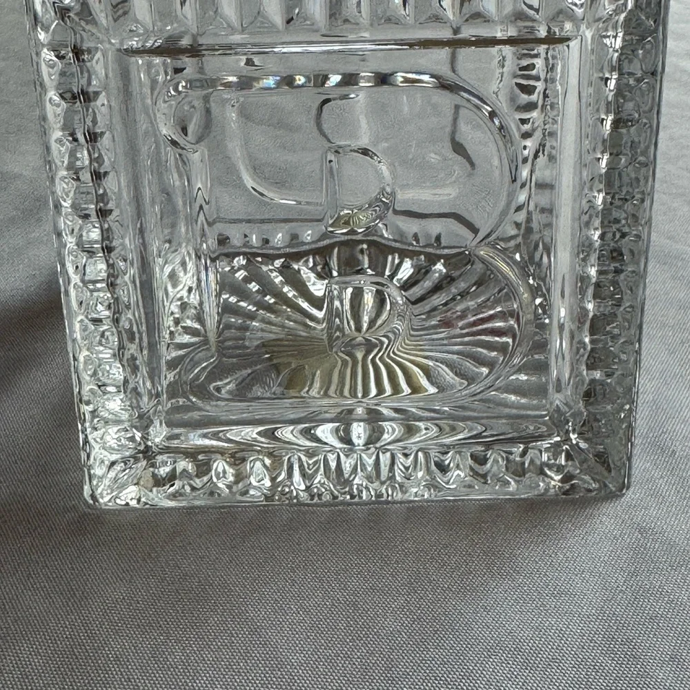 Lead Crystal Baby Block Vase
