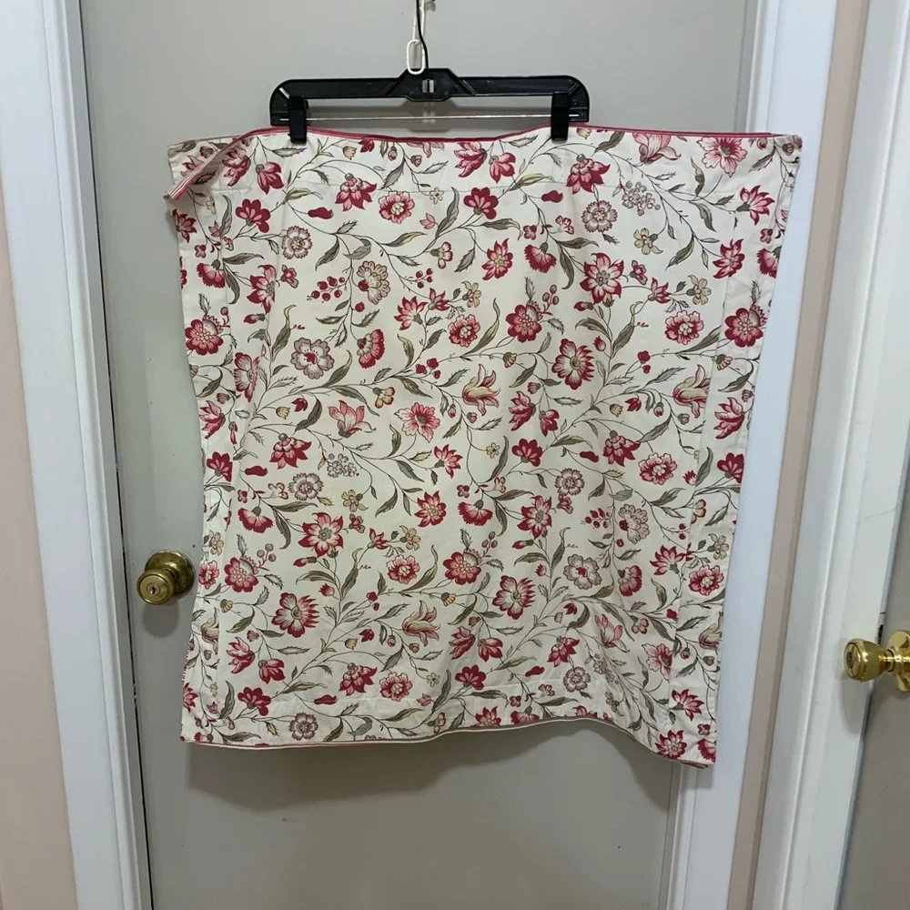 Pottery Barn Floral Euro Shams