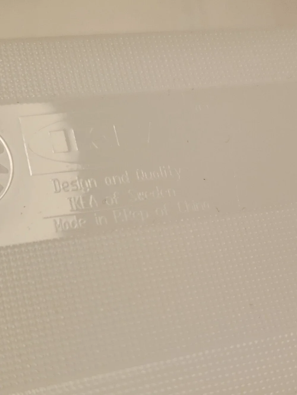 IKEA plastic cutting