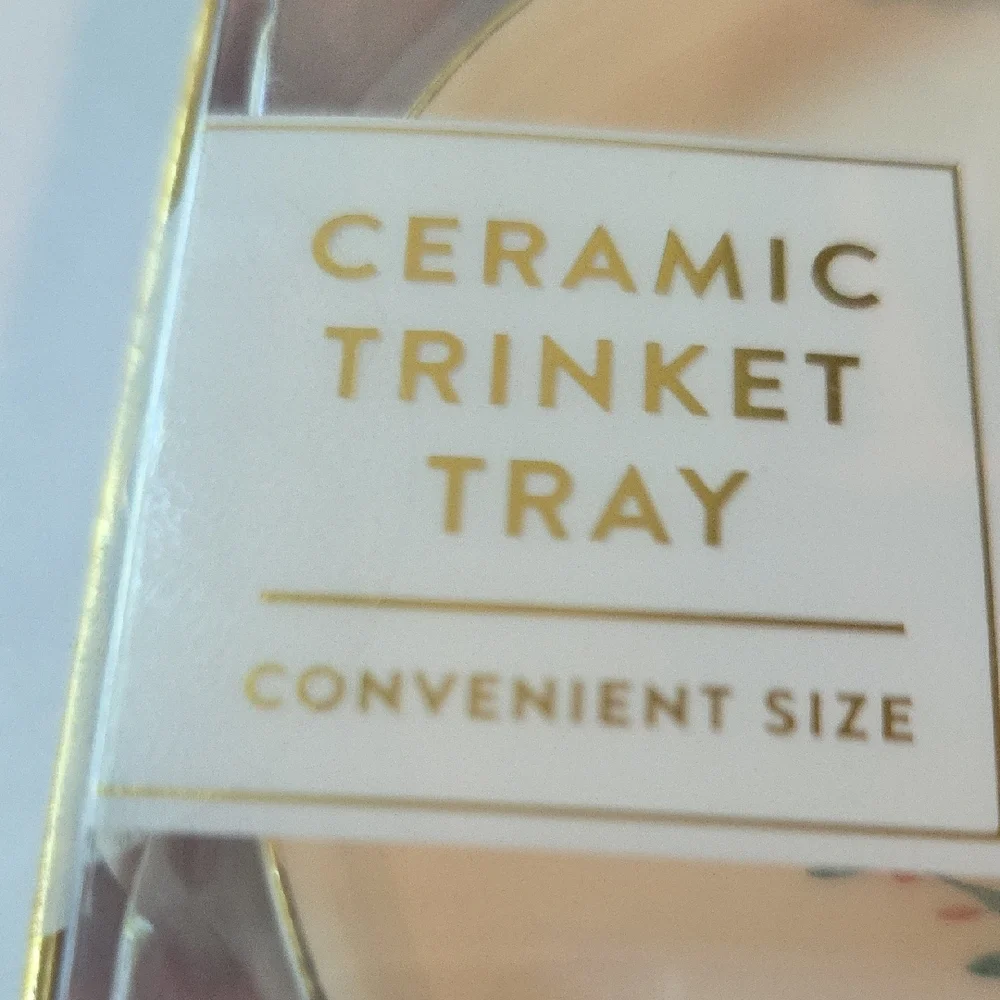 Ceramic Trinket Tray NWT/NIB