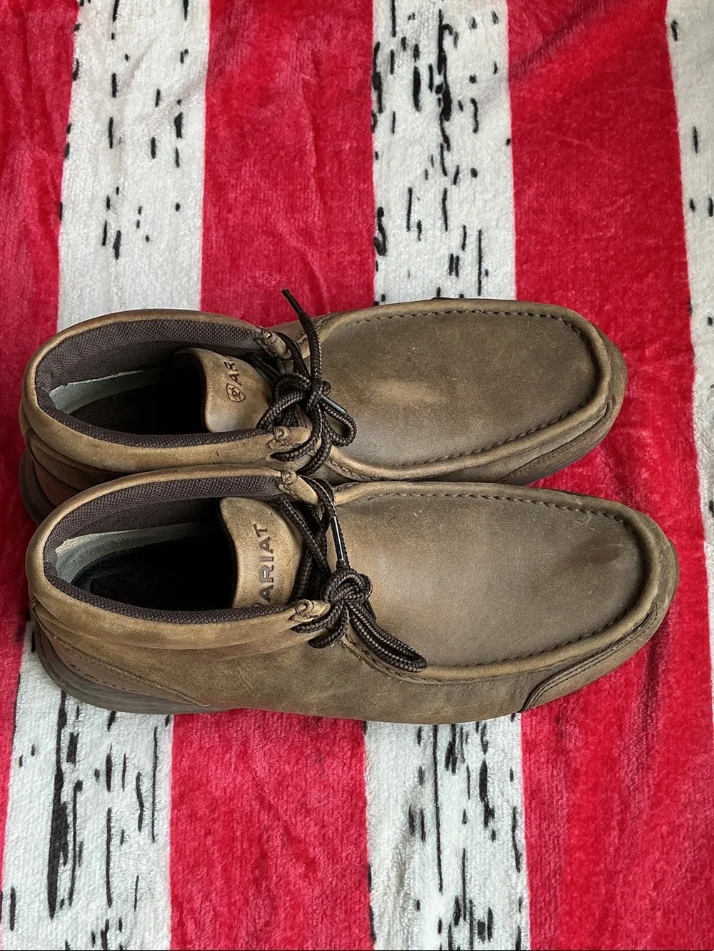 Ariat Brown Suede Chukka Boots for Men