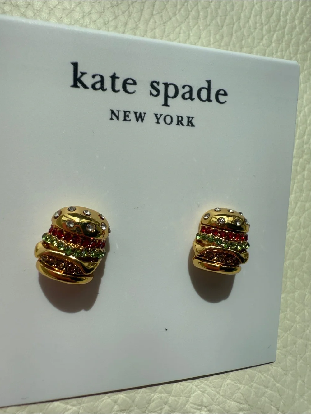 Kate Spade Fast‎ Food Burger Studs