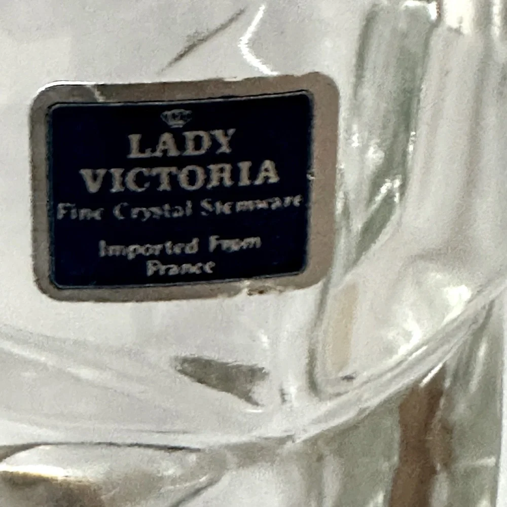 LADY VICTORIA‎ FINE CRYSTAL STEMWARE BUD VASE FRANCE Flower Chantelle Pattern