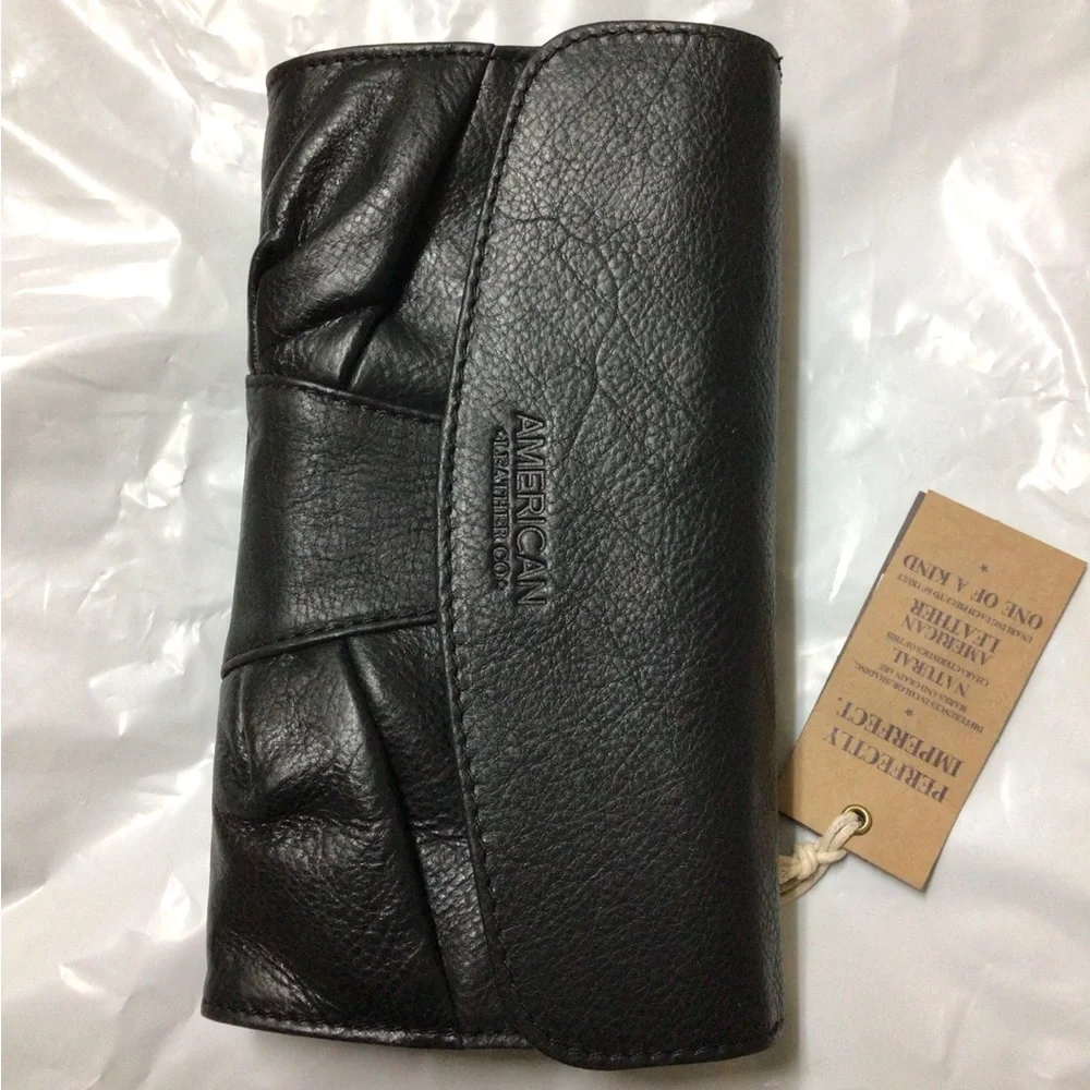 American Leather Co. Miles Wristlet Clutch