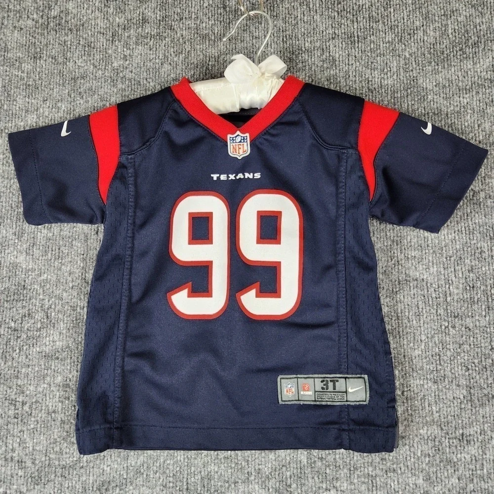 Nike Houston Texans JJ‎ Watt 99 NFL Jersey Kids Size 3T Navy Blue Red