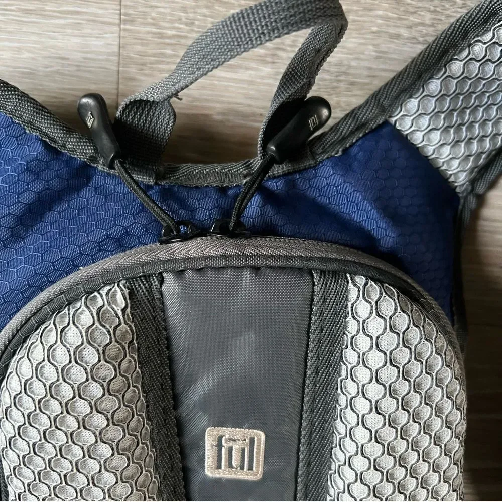 FŪL Day BACKPACK Padded Waterproof Cooler Compartment Multi Pockets Blue