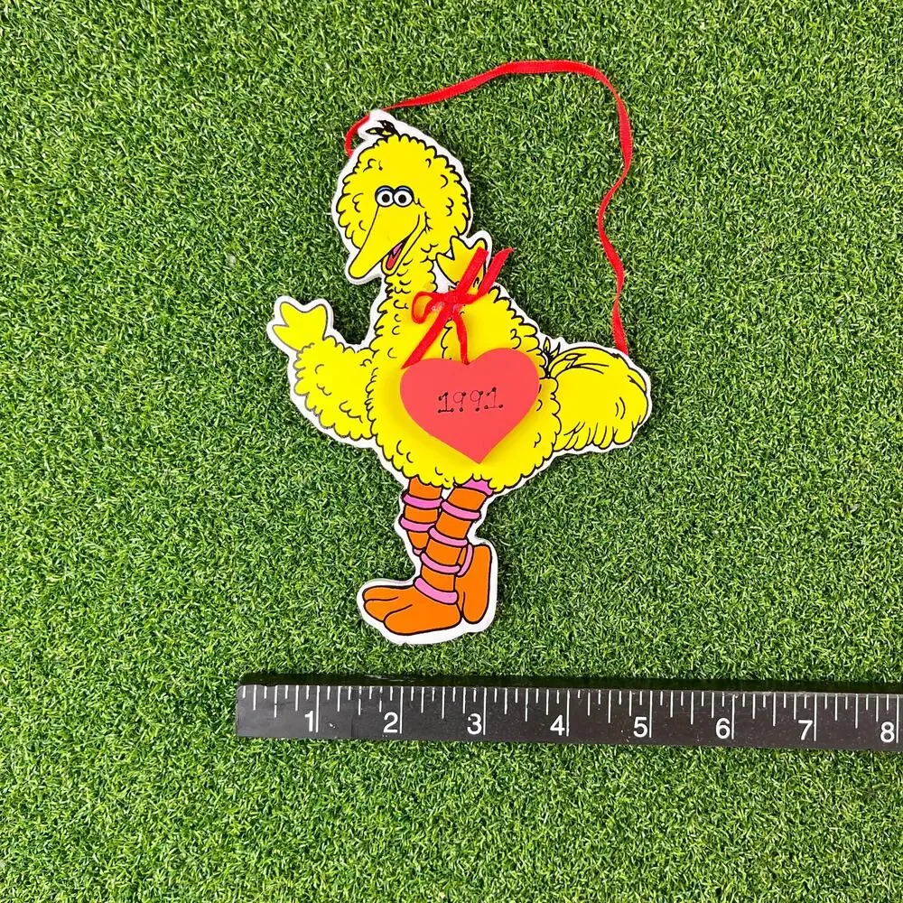 Vintage 1991 Jim Henson Sesame Street Big Bird Ornament