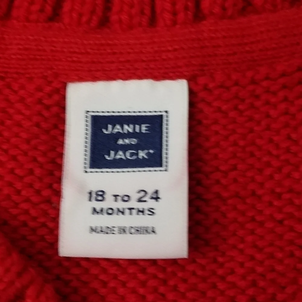 Janie and Jack vest warm knit