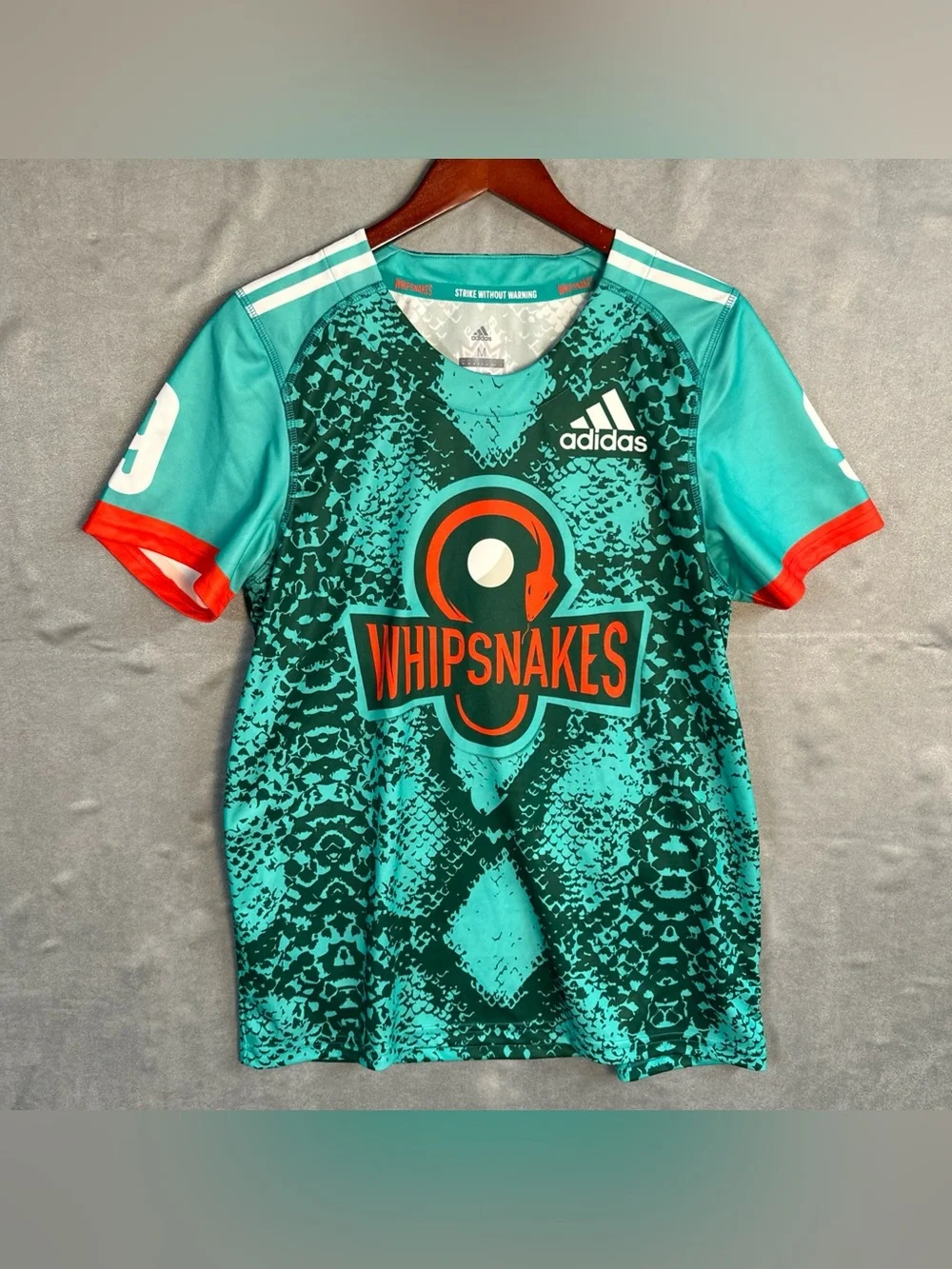Matt Rambo #9 PLL Whipsnakes Adidas Jersey Mens Medium Premier Lacrosse League