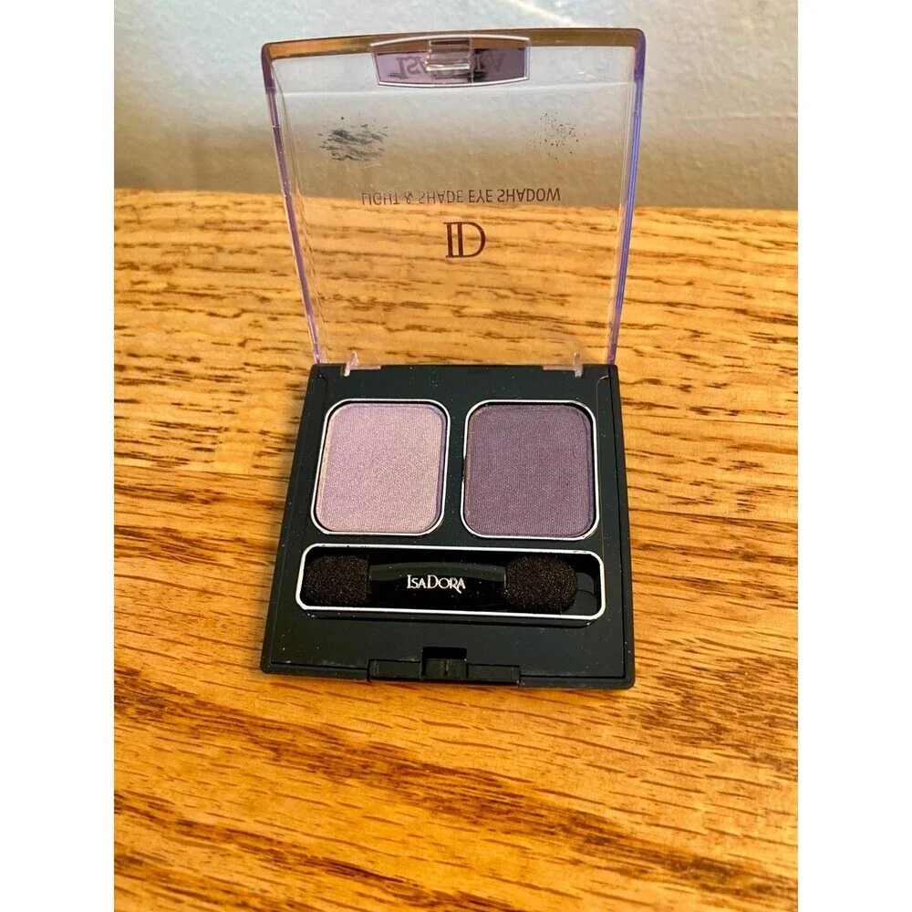 IsaDora Eye Shadow Quartet- VTG 07 ￼ Frosty Lilac light & shade Purple Lavender