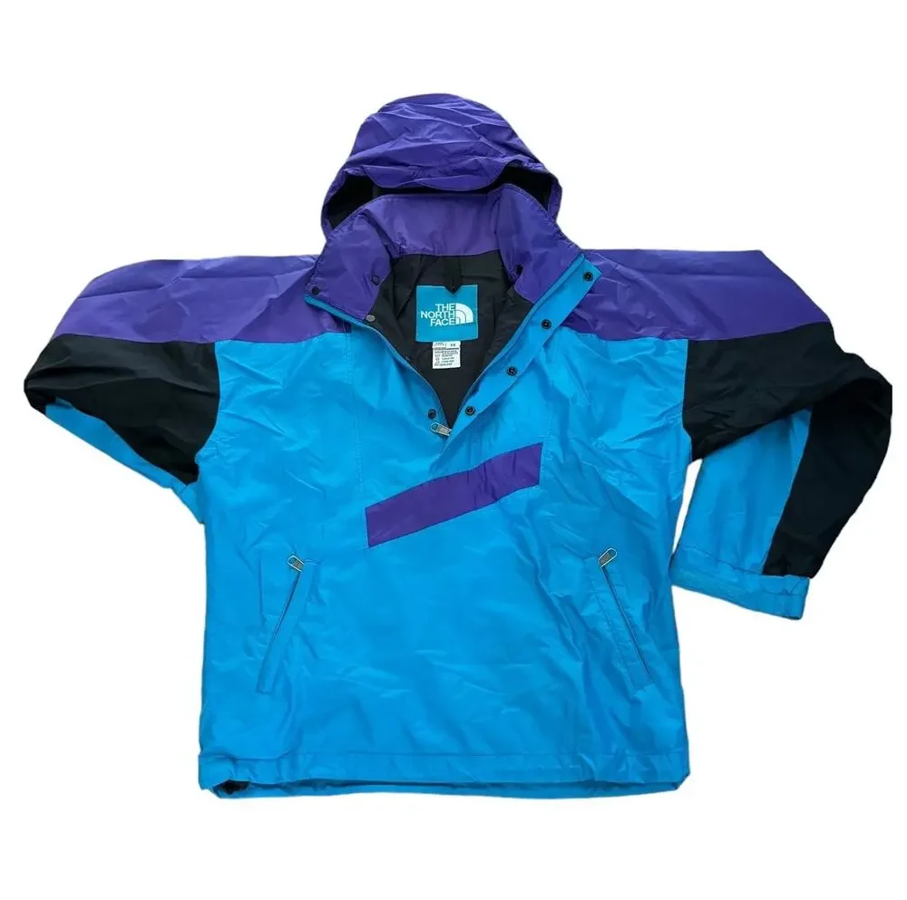 Vintage 1990s The North Face Colorblock Pullover Anorak XS