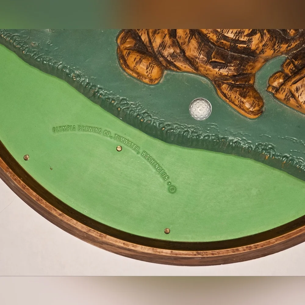 [Olympia Brewing Company] Advertisement  Washington Beer Signage Golf…