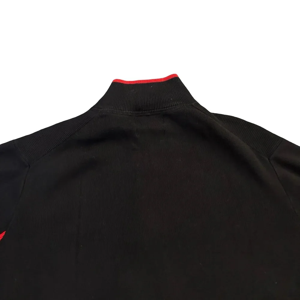 Polo Ralph Lauren Rafting Co Track Jacket Mens XXL Black Red Kayak Slalom Zip