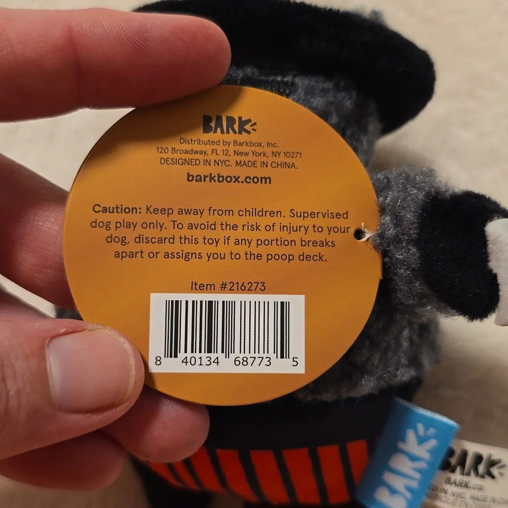 BARK DOG TOY  