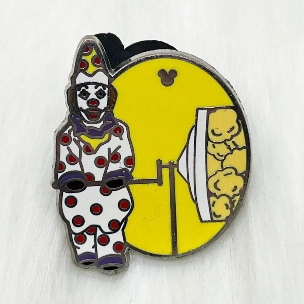 🔮 5/$25‎ Disney Popcorn Turners Polka Dot Clown Pin