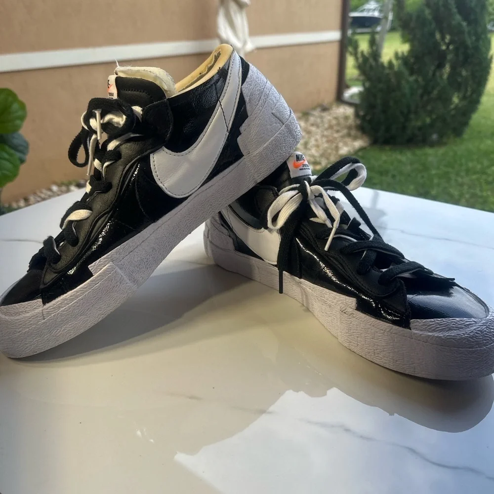 Sacai x Nike Blazer Low Low Top Sneakers