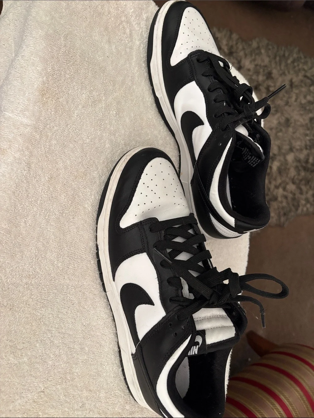 Nike Men’s Black & White Low-Top Sneakers