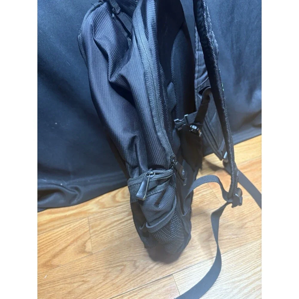 FOX Racing Backpack Multiple Pockets Y2K Skateboarding Racing School Green Black