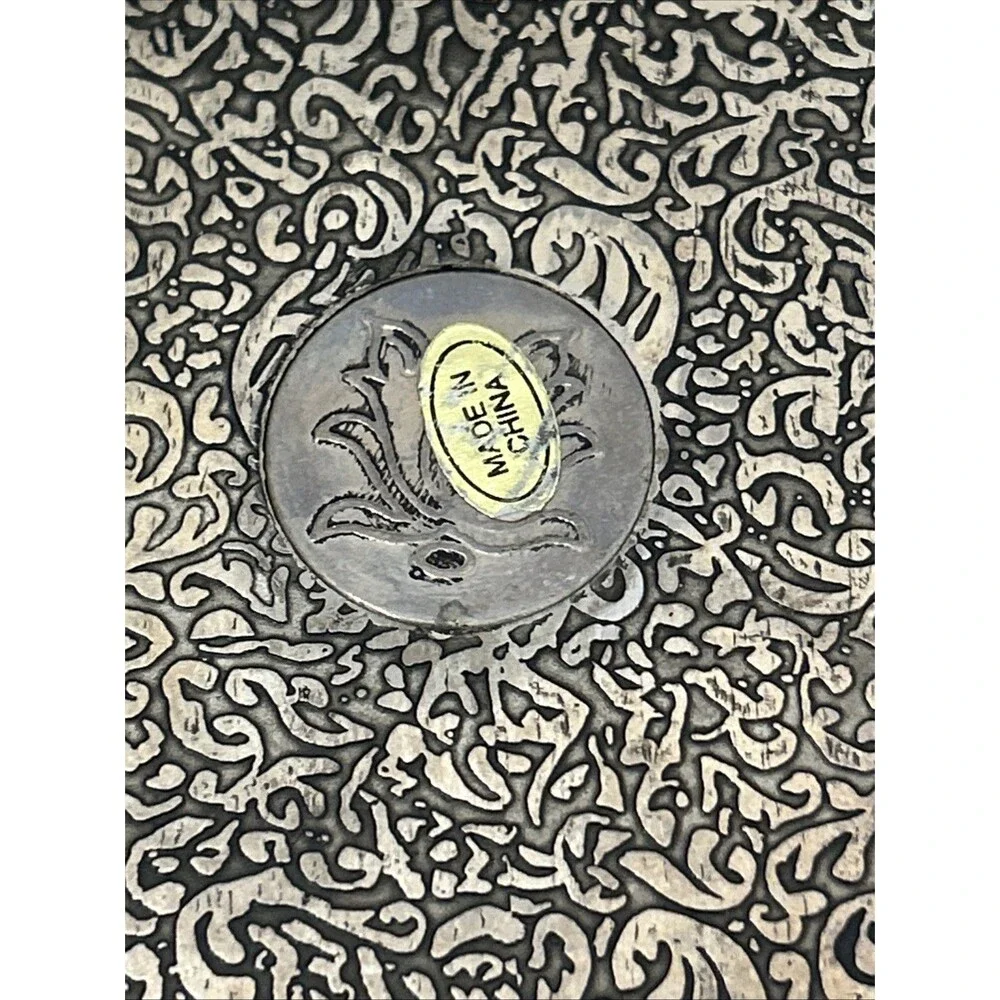 Godinger trinket scroll silver