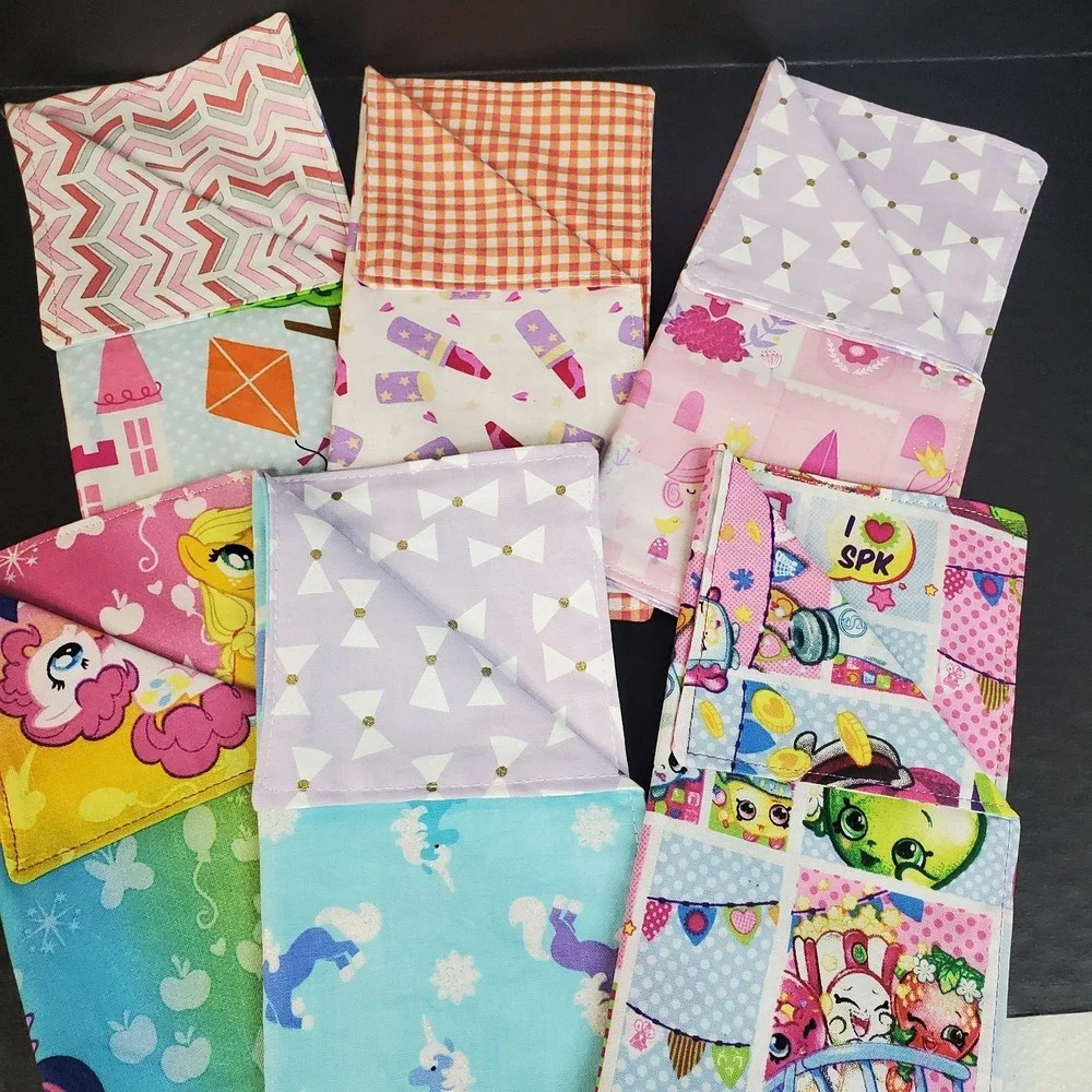 Handmade girls reusable