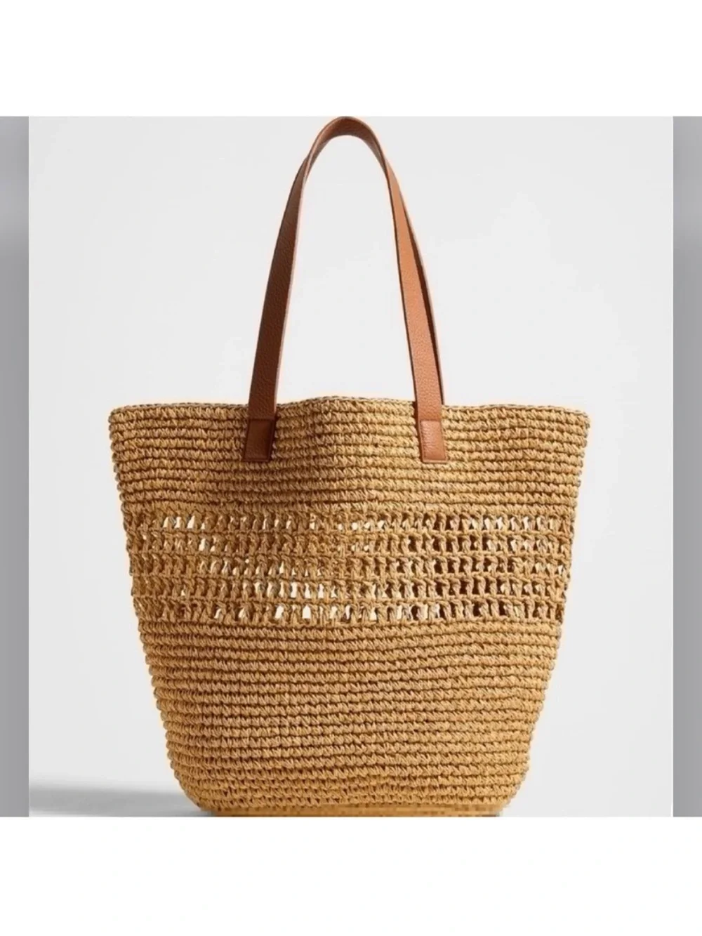 🆕- Banana Republic-Handwoven Summer Tote Bag
