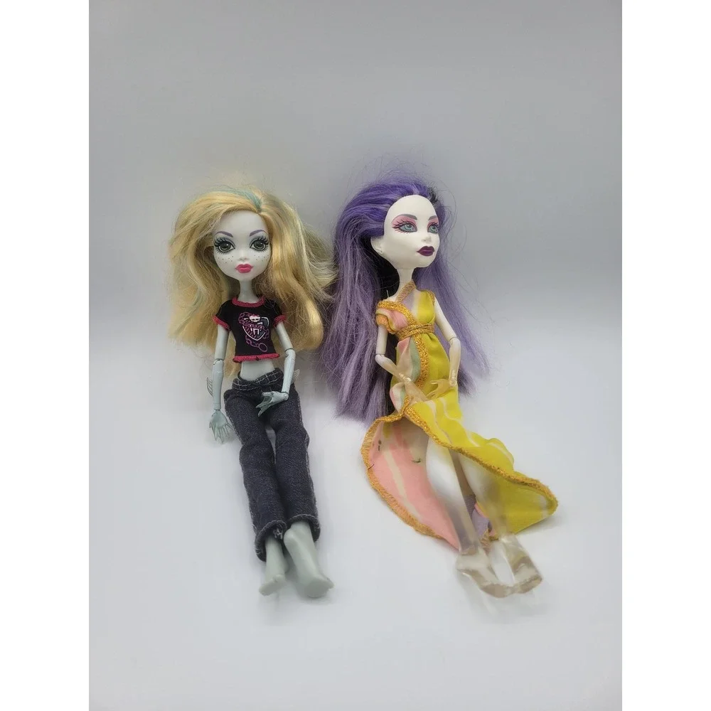 Monster High Lagoona Blue and Spectra Vondergeist Doll Lot Mattel Articulated