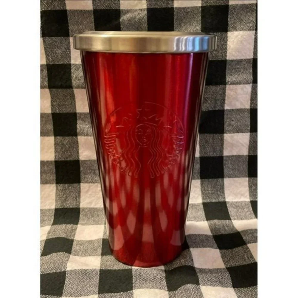 Starbucks red stainless