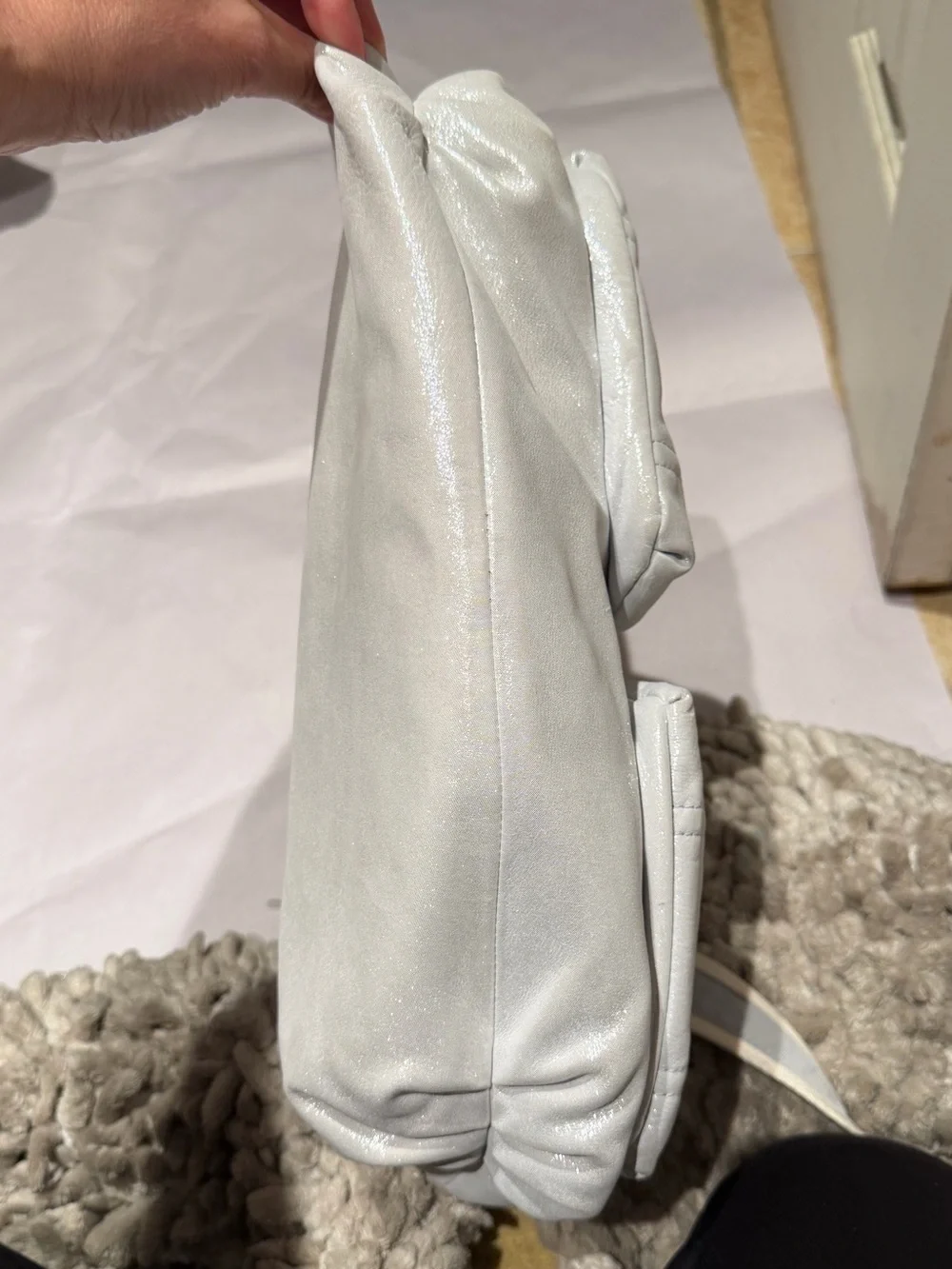 Coach silver handle