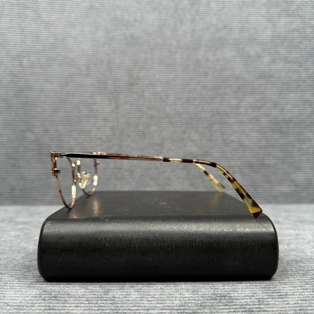 Warby Parker Ava M 2405 Rose Gold Black Cat Eye Y2K Eyeglasses 51-19-142