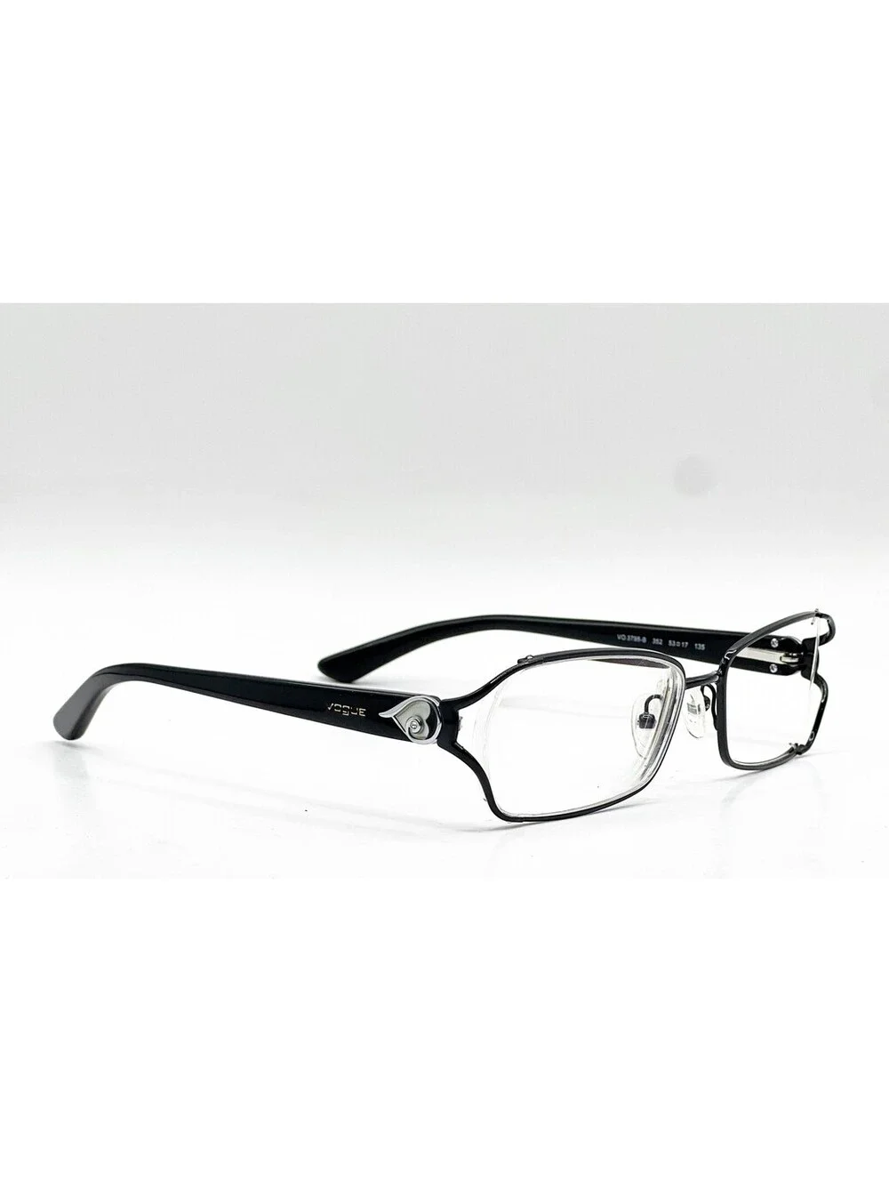 Vogue VO 3798-B 352 Black Authentic Eyeglass Frames 53-17