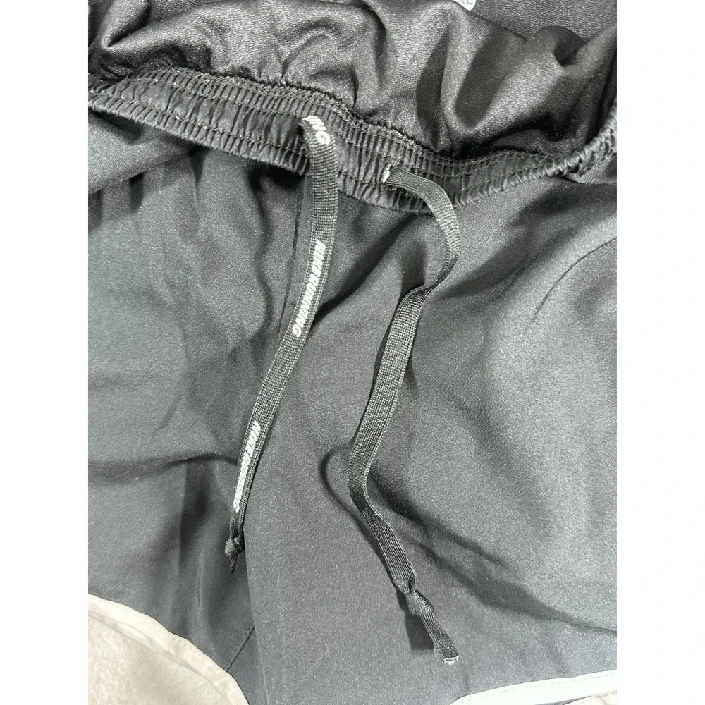 Nike Dri-FIT Women's Running Shorts Black White Athletic Gym Size X