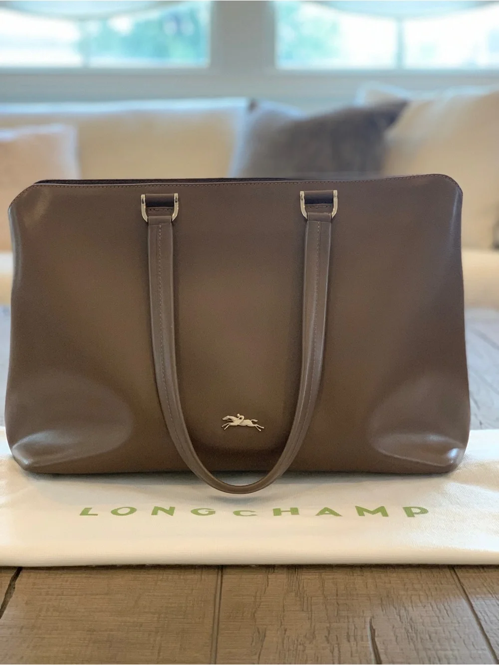 Longchamp bag polished