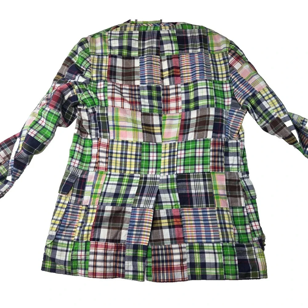 Polo Ralph Lauren Madras Patchwork  Sport Coat Blazer Men's Size S