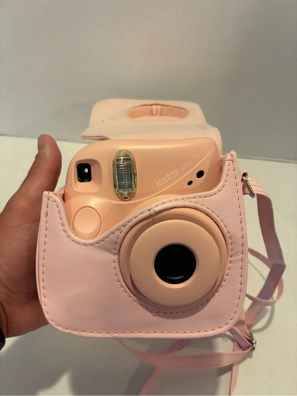 Fujifilm Instax Mini 7+ Instant Camera - Light Pink Bundle