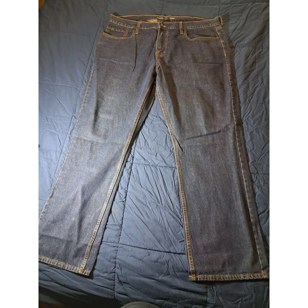 Old Navy Jeans Pants Loose Straight Leg 42x32‎