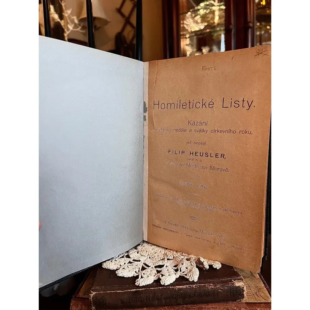 Antique Book in Czech - Homileticke Listy, 1923