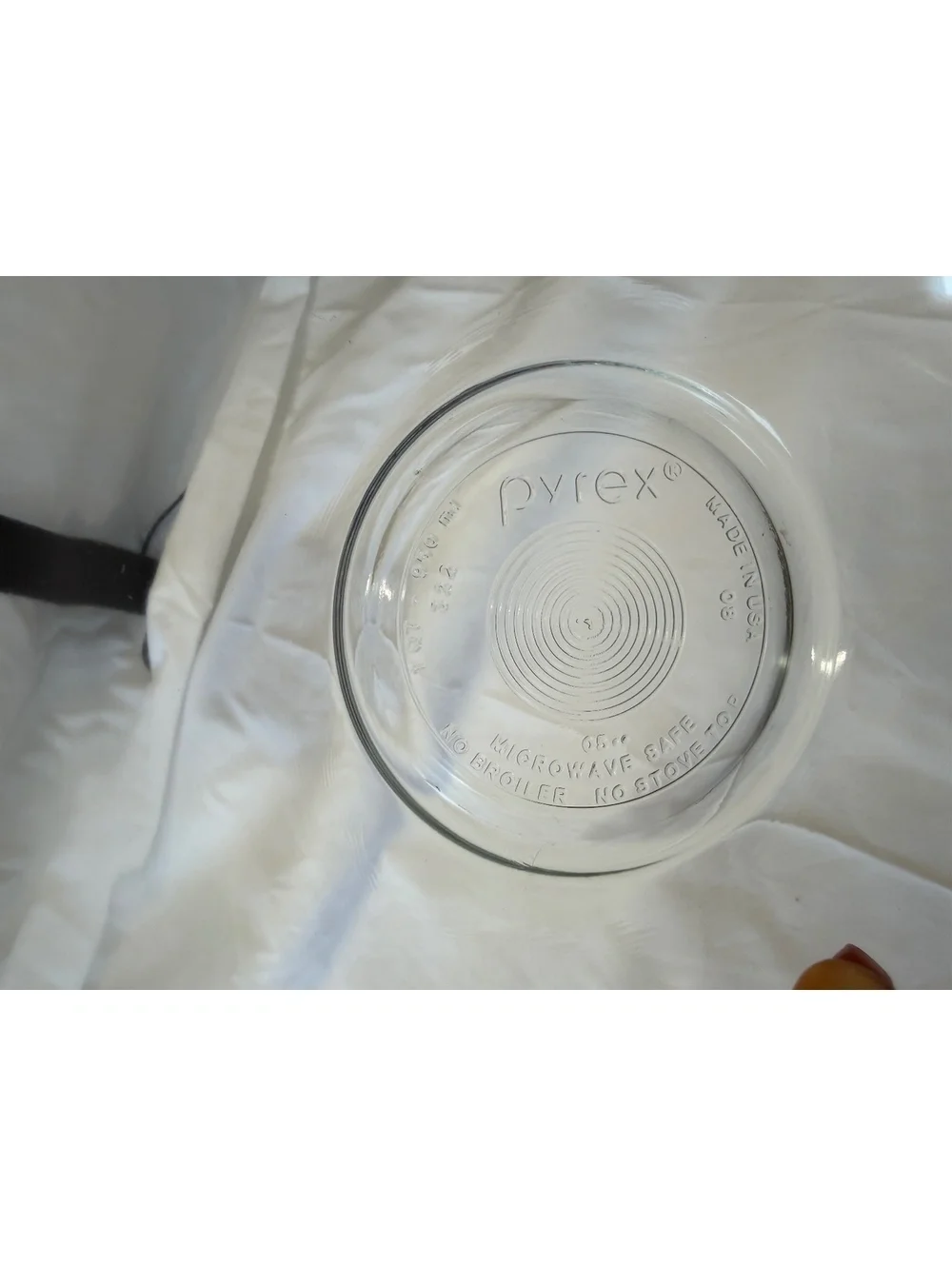 Pyrex clear glass
