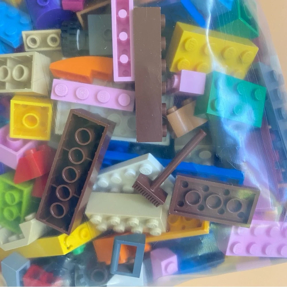 LEGOS Bulk Pieces Mixed Random Lot Over 1 lb. From Many Sets Mix Lot #3