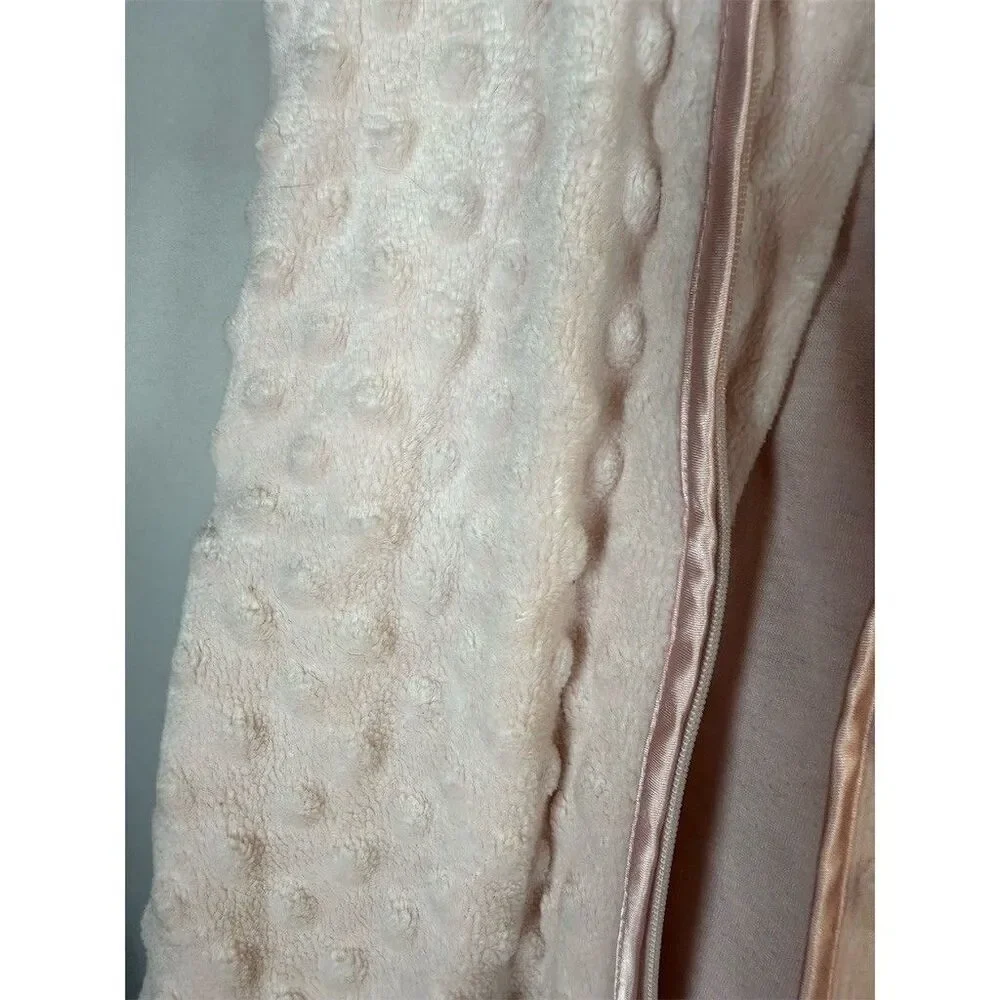 HALO SleepSack Swaddle Wearable Blanket  Pink Trim Small 3-6 Months