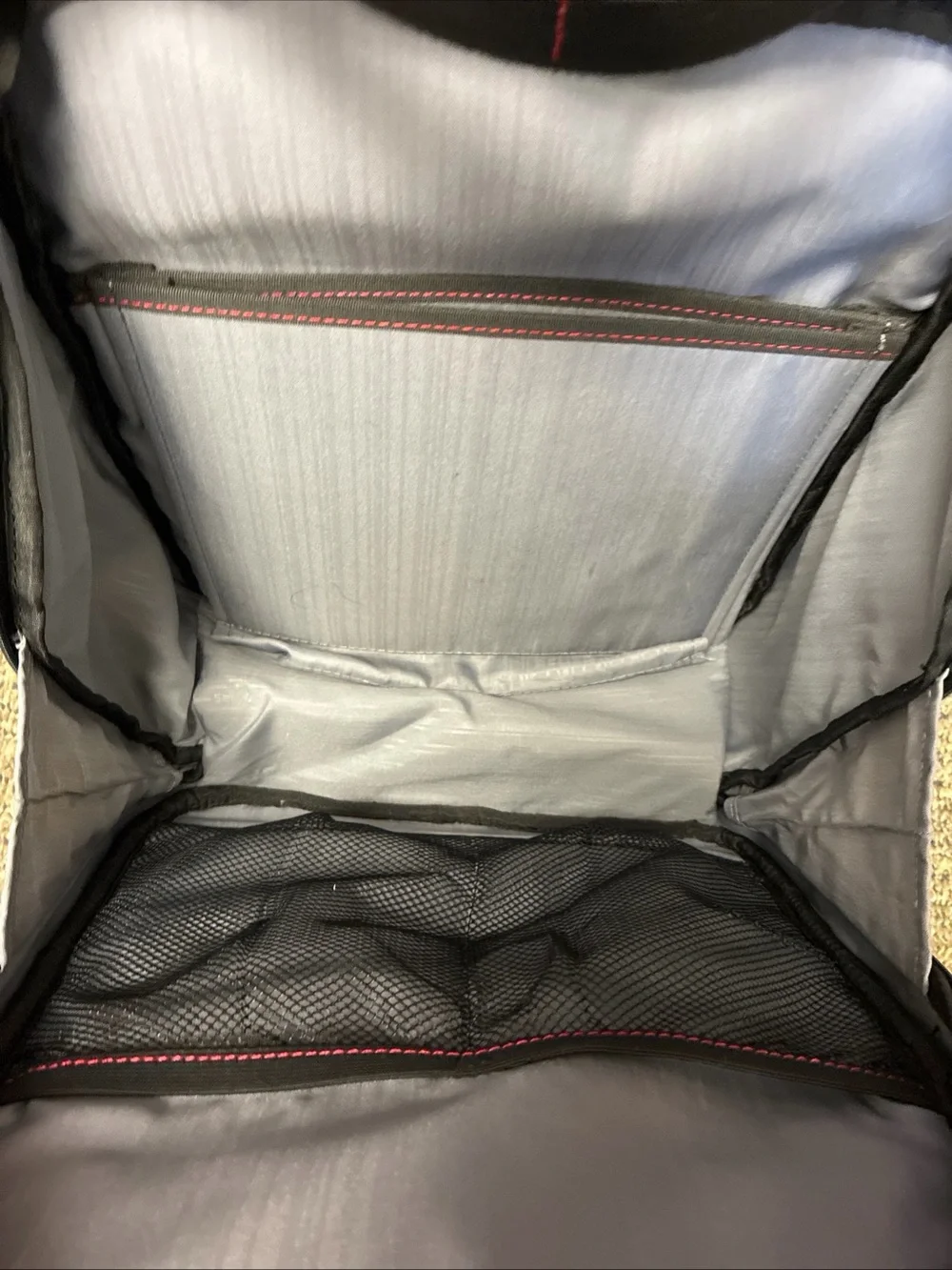 Samsonite Black Men's Laptop Backpack with Subtle Red Accents
