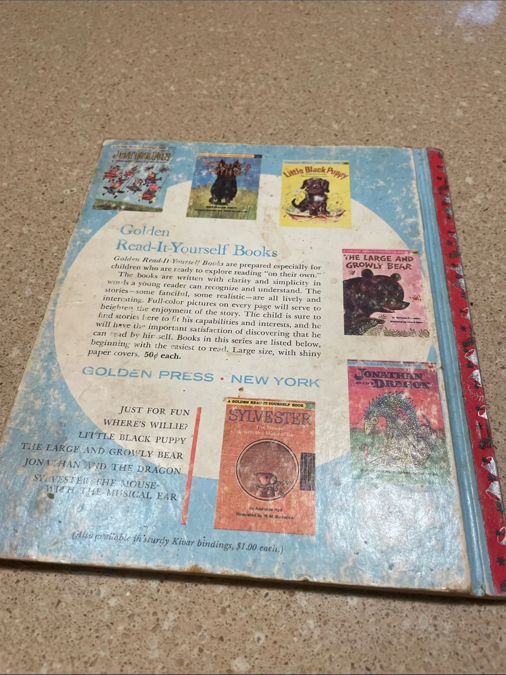 Little Golden Book title illustration gift