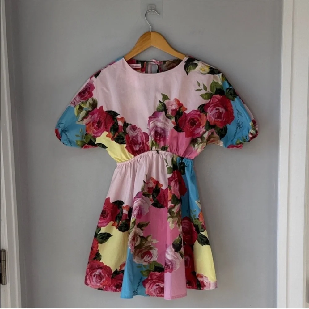 Miss Blumarine Floral Dress