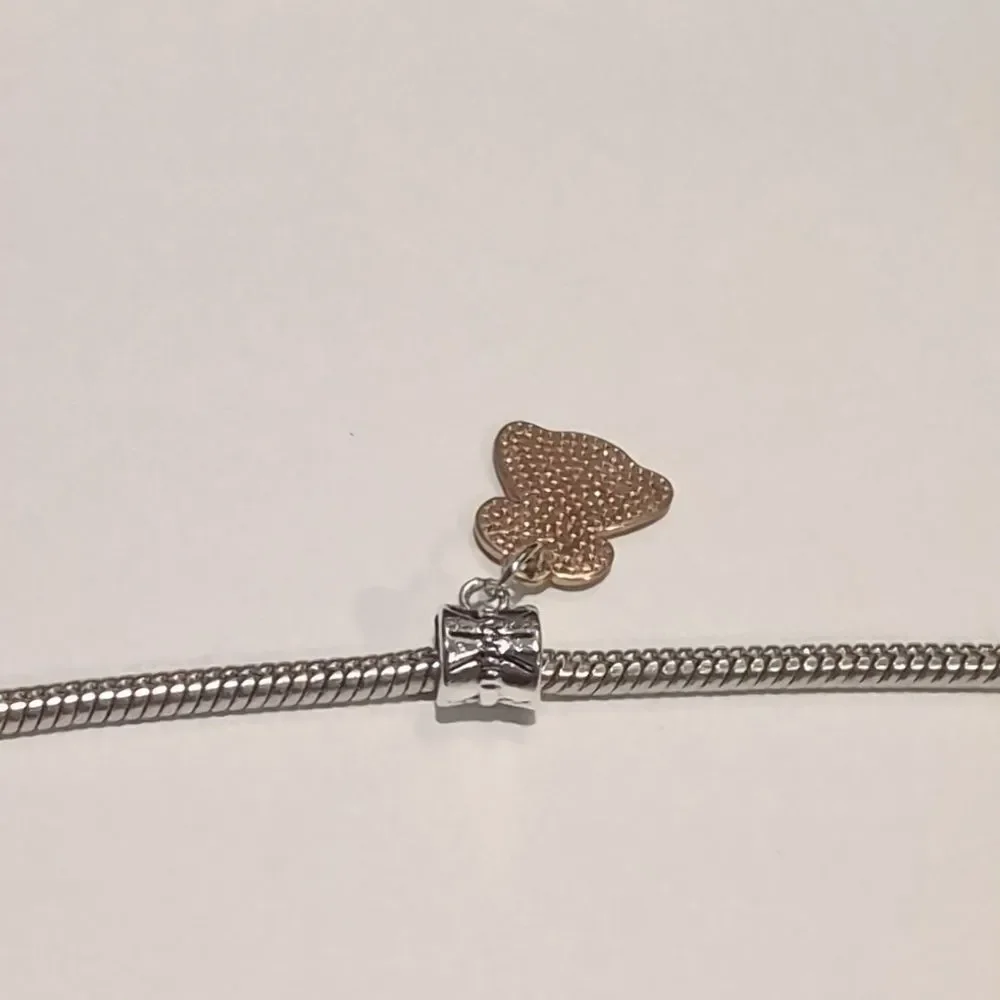 Silver Gold‎ Princess Snow White Enamel Dangle Charm for Pandora Style Br…