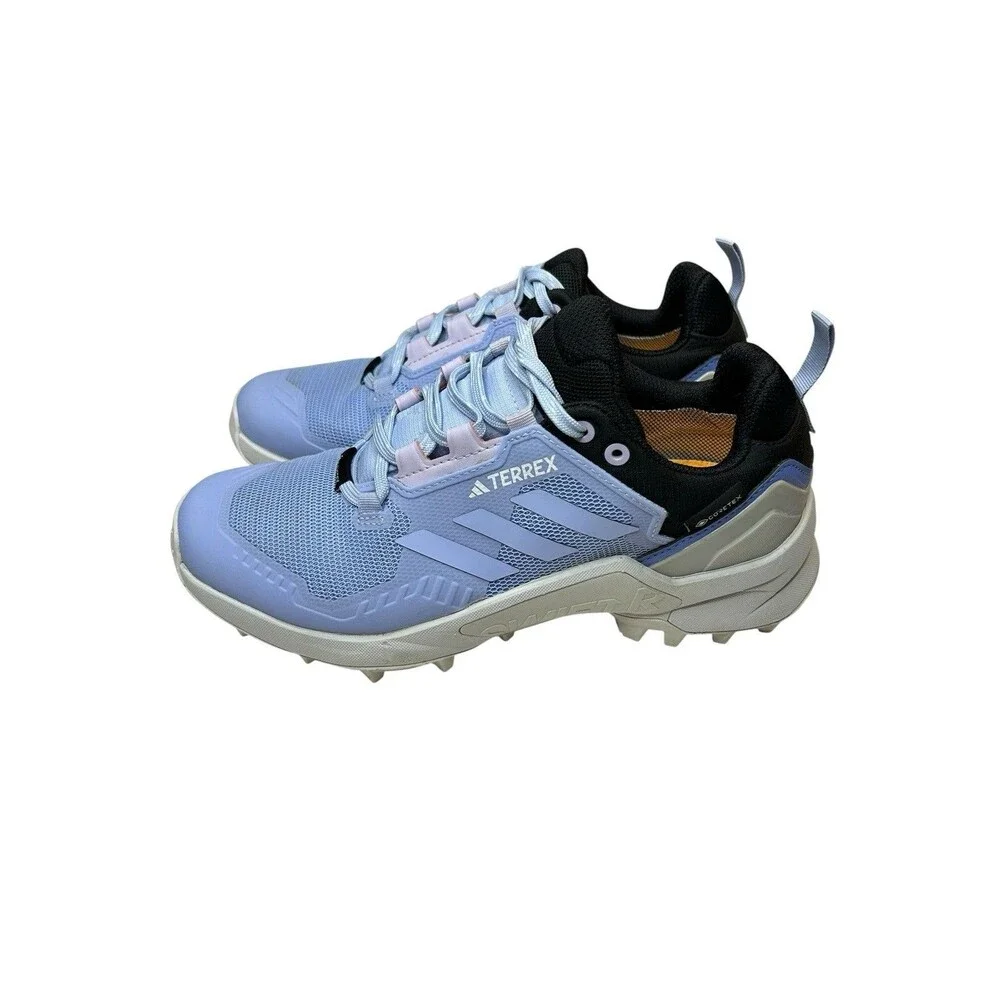 adidas Terrex Swift R3 Gore-Tex Shoes Size 7 Women's Hiking Sneakers Blue Dawn