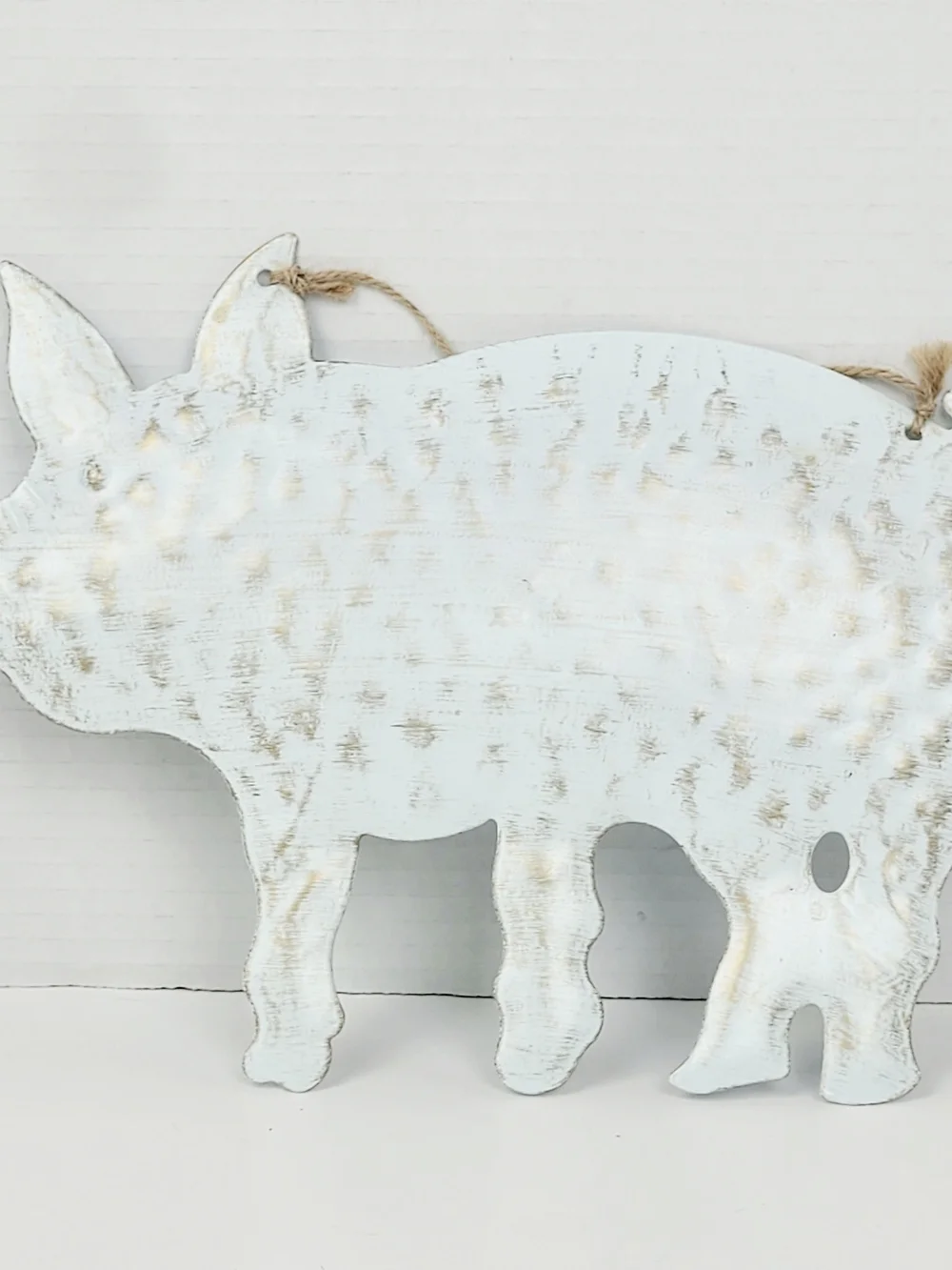 Vintage Cast Iron White Chicken/Hen Trinket Box~Blue Rooster~Rustic Farmcore~Set
