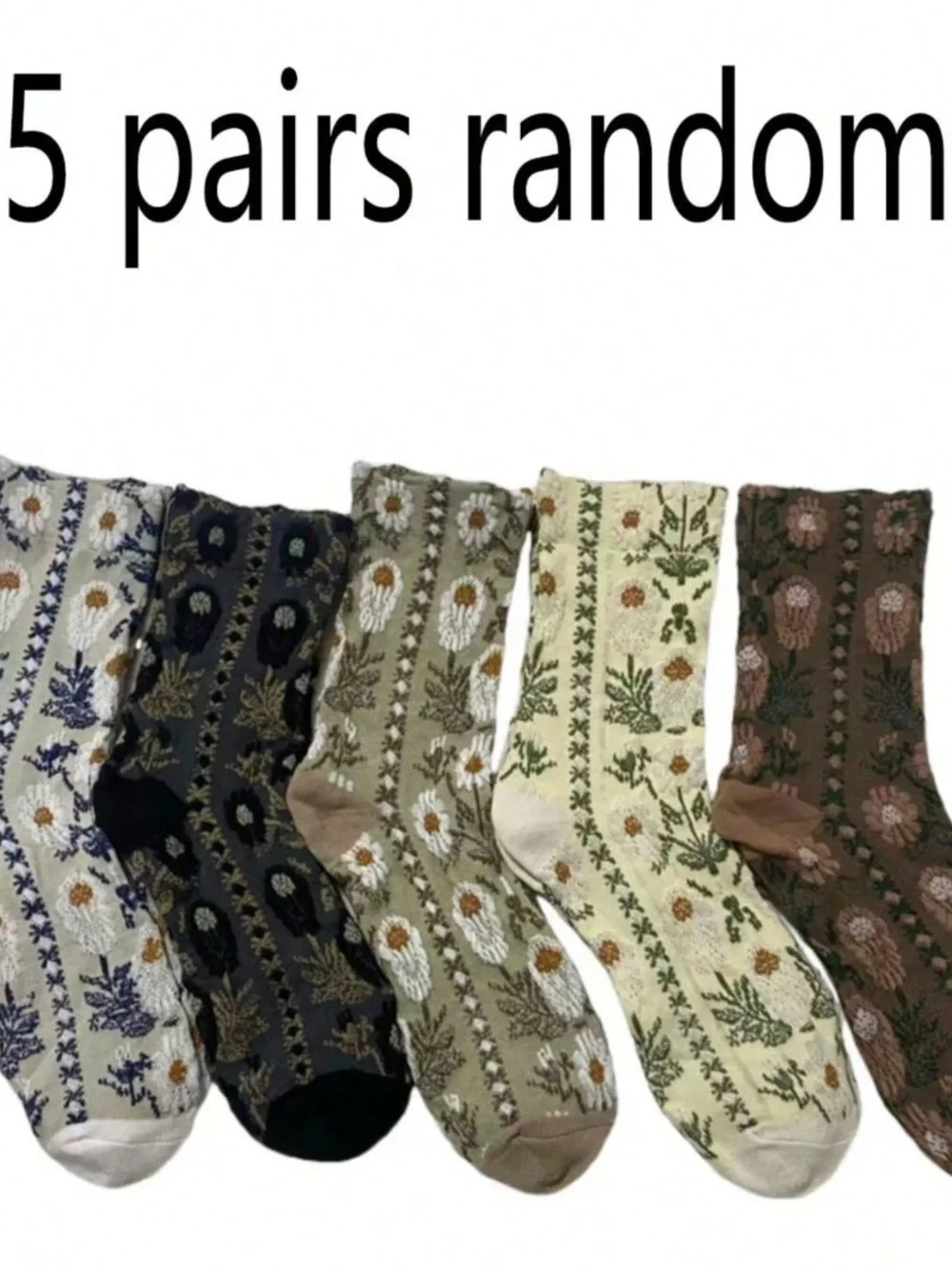 Cozy Multicolor Mix Textured Socks